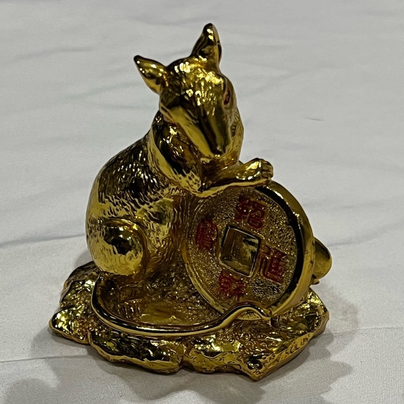 Other - Feng Shui Rat holding gold coin